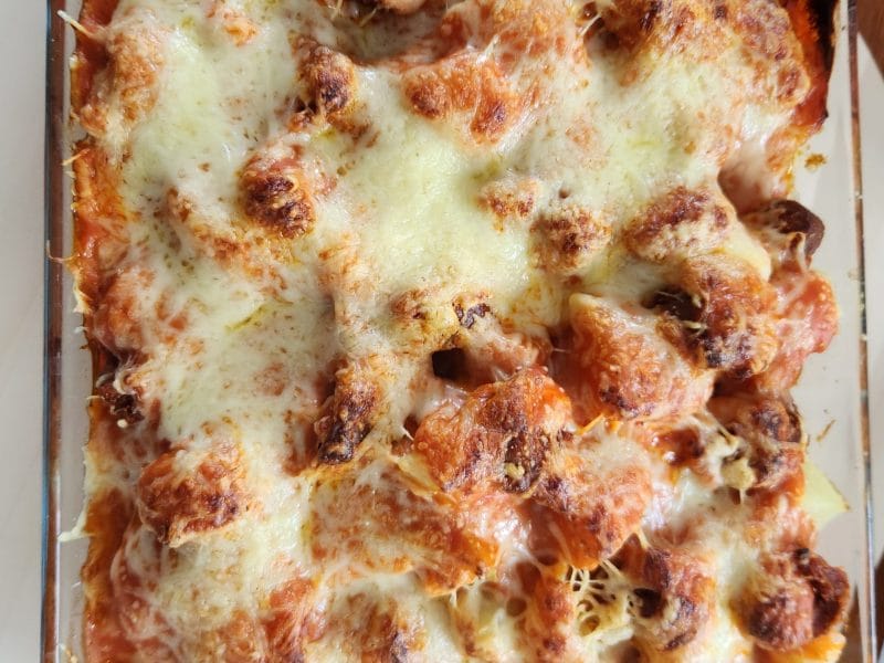 Cliquez pour zoomer ! Gratin de chou-fleur au chorizo Thermomix par Adeline 👩🍳