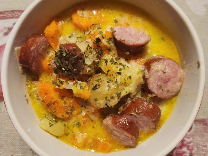 Cliquez pour zoomer ! Soupe rustique de pommes de terre Thermomix par Adeline 👩🍳