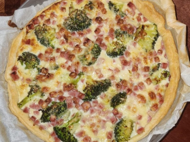 Cliquez pour zoomer ! Tarte aux brocolis et roquefort Thermomix par Adeline 👩🍳