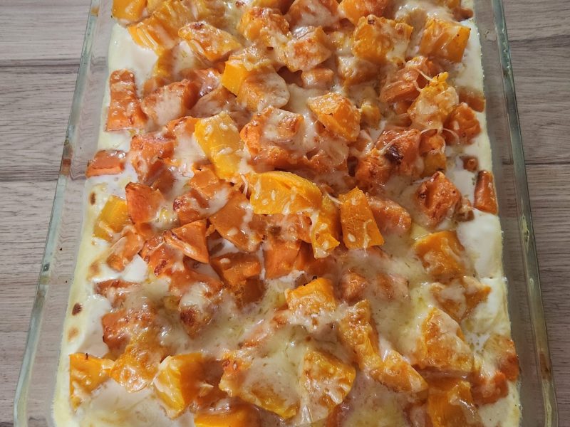 Cliquez pour zoomer ! Gratin de potiron et patate douce au comté Thermomix par Adeline 👩🍳