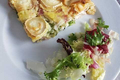 Cliquez pour zoomer ! Tarte courgette, jambon & chèvre Thermomix par Adeline 👩🍳