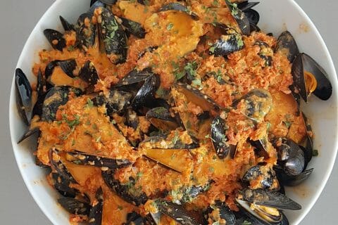 Cliquez pour zoomer ! Moules sauce chorizo Thermomix par Adeline 👩🍳