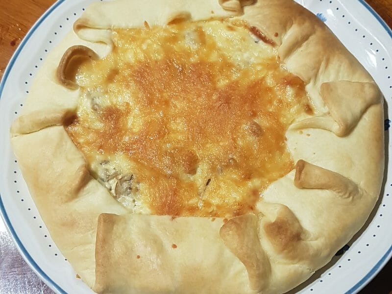 Cliquez pour zoomer ! Tarte au poulet et champignons Thermomix par Adeline 👩🍳
