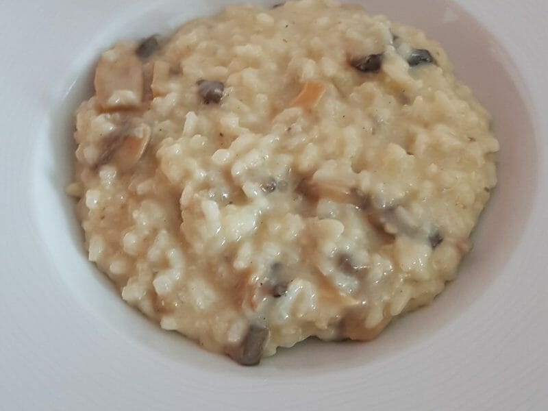 Cliquez pour zoomer ! Risotto au gorgonzola et champignons Thermomix par Adeline 👩🍳