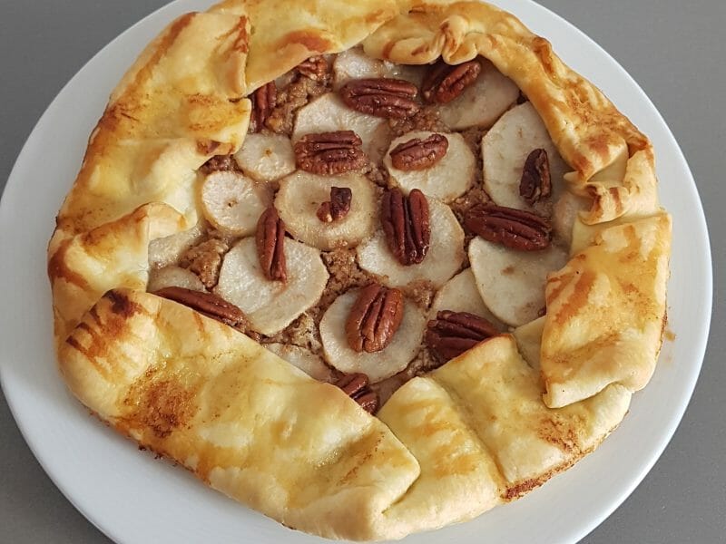 Cliquez pour zoomer ! Tarte rustique poire pécan Thermomix par Adeline 👩🍳