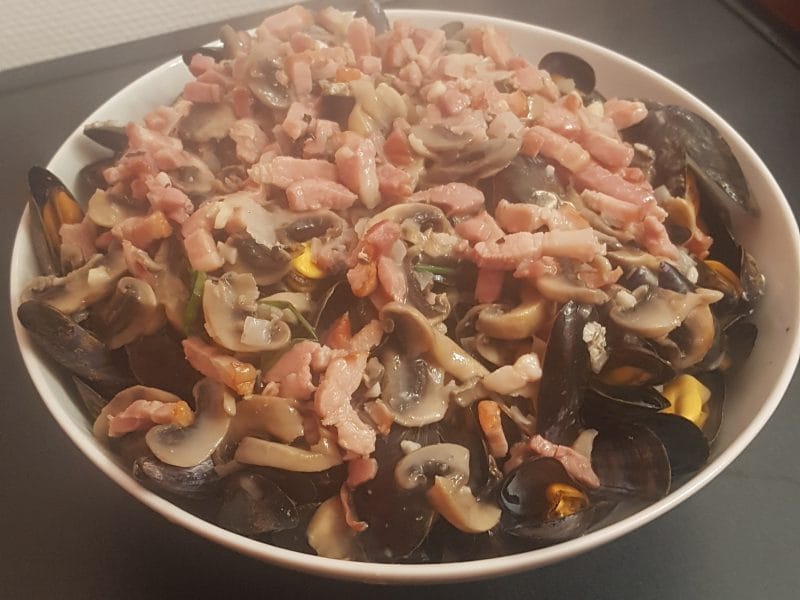 Cliquez pour zoomer ! Moules à la forestière Thermomix par Adeline 👩🍳