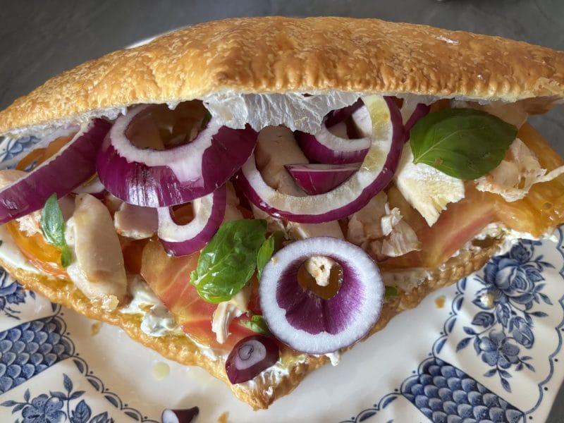 Cliquez pour zoomer ! Tarte feuilletée fromage frais et tomates Thermomix par zoe007