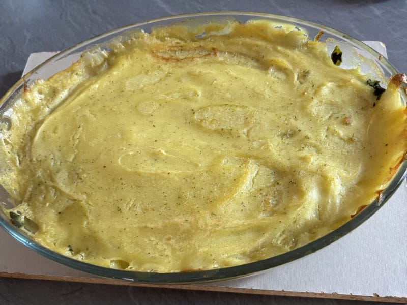 Parmentier de saumon aux épinards Thermomix par zoe007