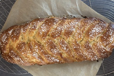 Cliquez pour zoomer ! Brioche tressée à la mie filante Thermomix par zoe007