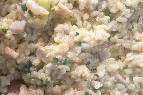 Cliquez pour zoomer ! Risotto courgettes et crevettes Thermomix par Mouniatoune
