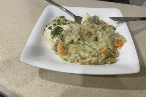 Cliquez pour zoomer ! Risotto courgettes et crevettes Thermomix par Mouniatoune