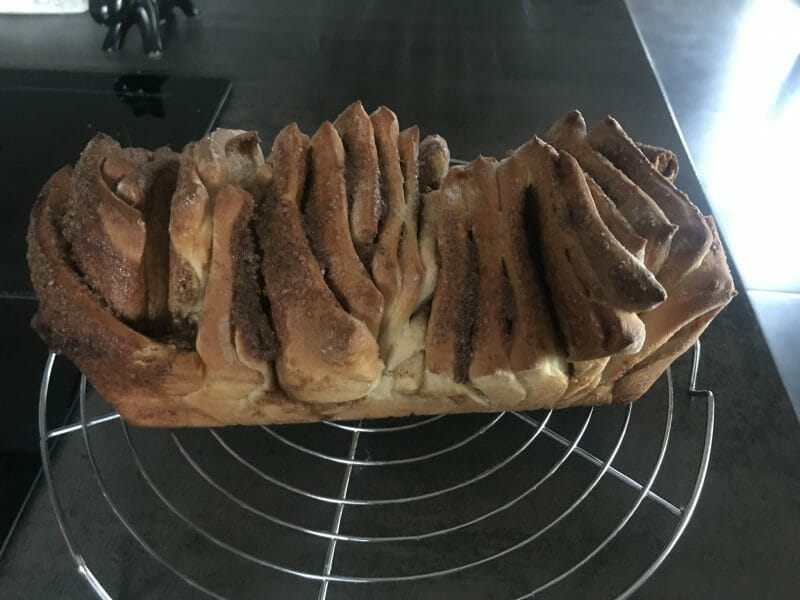 Cliquez pour zoomer ! Brioche à effeuiller à la cannelle Thermomix par Sabinekreu