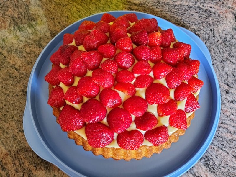 Cliquez pour zoomer ! Tarte renversée aux fruits rouges et citron vert Thermomix par Alfa