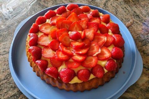 Cliquez pour zoomer ! Tarte renversée aux fruits rouges et citron vert Thermomix par Alfa