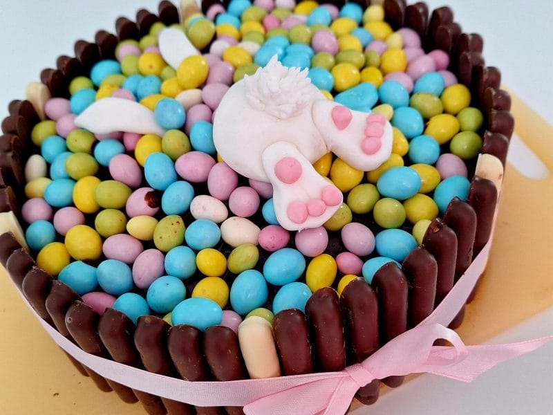 Cliquez pour zoomer ! Gâteau lapin de Pâques Thermomix par elo1308