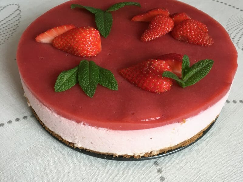 Cliquez pour zoomer ! Bavarois aux fraises Thermomix par Laetitiafleury