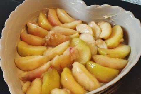 Cliquez pour zoomer ! Clafoutis aux pêches Thermomix par beberdr