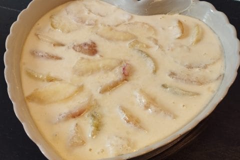 Cliquez pour zoomer ! Clafoutis aux pêches Thermomix par beberdr