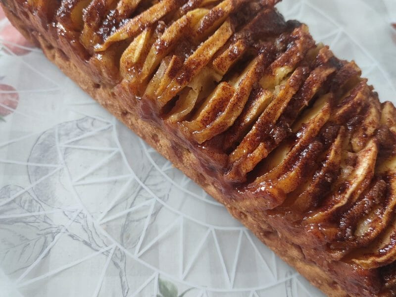 Cliquez pour zoomer ! Cake aux pommes à l’ancienne Thermomix par asgs