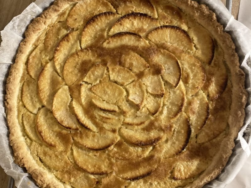 Cliquez pour zoomer ! Tarte normande aux pommes Thermomix par Nouchette