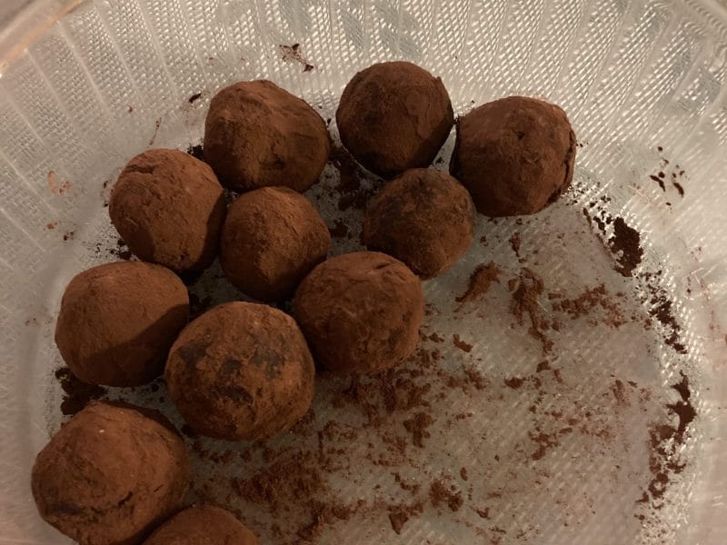 Cliquez pour zoomer ! Truffes au chocolat Thermomix par Nouchette