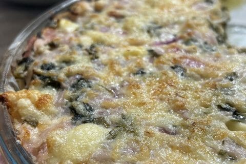 Cliquez pour zoomer ! Gratin de pommes de terre, saumon et épinards Thermomix par ichrak123