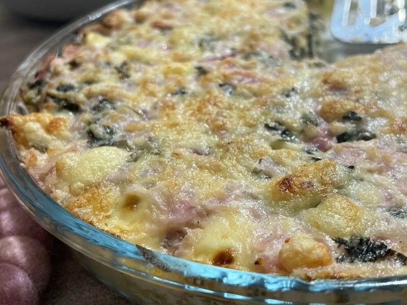 Cliquez pour zoomer ! Gratin de pommes de terre, saumon et épinards Thermomix par ichrak123