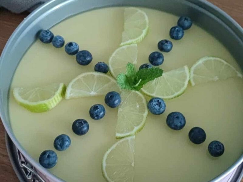 Cliquez pour zoomer ! Bavarois Mojito Thermomix par sabine_208