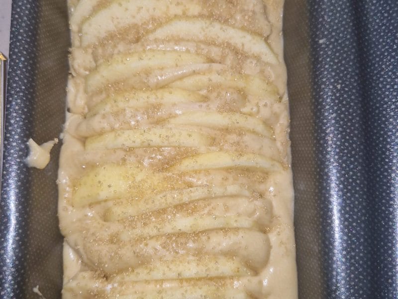 Cliquez pour zoomer ! Quatre quarts aux pommes Thermomix par sarabelle