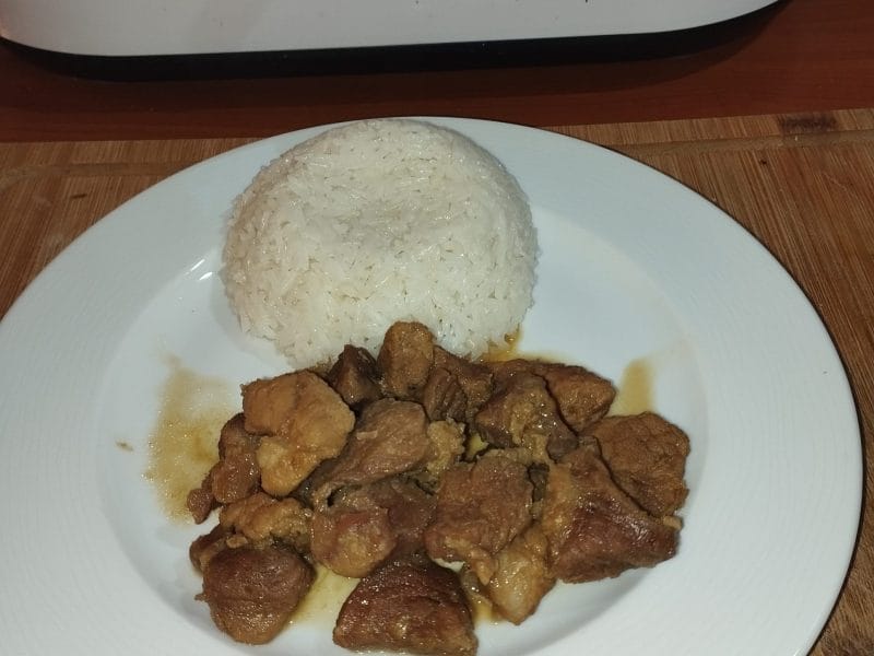 Cliquez pour zoomer ! Porc au caramel Thermomix par Vanessa