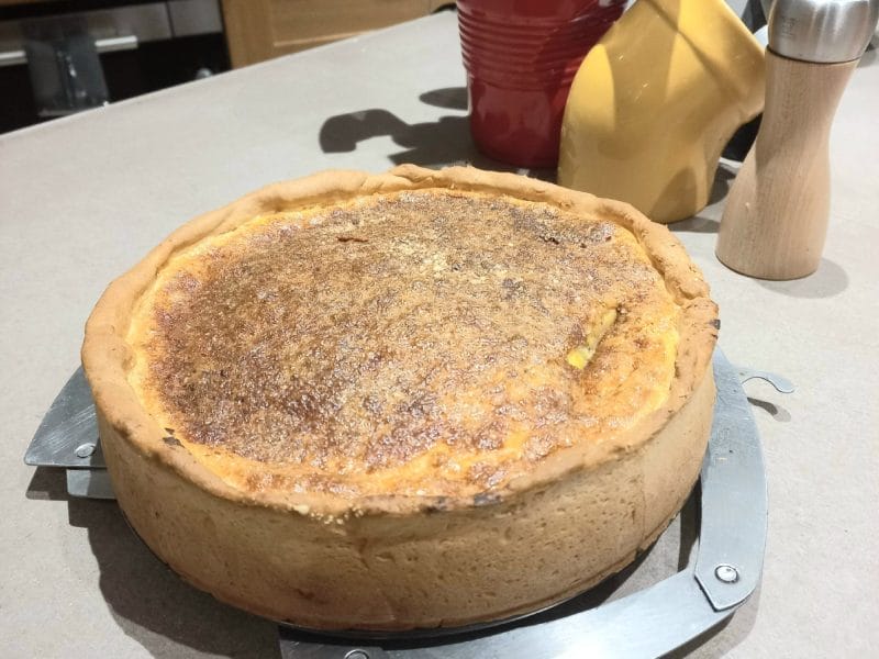 Cliquez pour zoomer ! Gâteau poireaux, lardons et fromage Thermomix par oulala34
