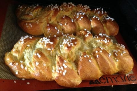Cliquez pour zoomer ! Brioche tressée à la mie filante Thermomix par Doudoune973