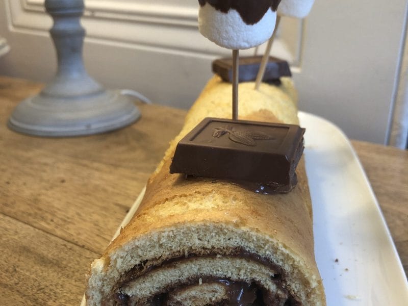 Cliquez pour zoomer ! Roulé au nutella Thermomix par Louis