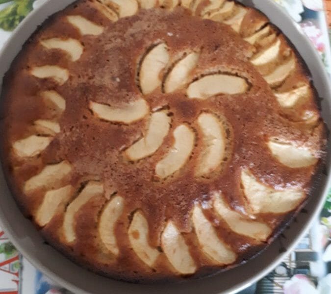 Cliquez pour zoomer ! Gâteau aux pommes et mascarpone Thermomix par Lucrece67