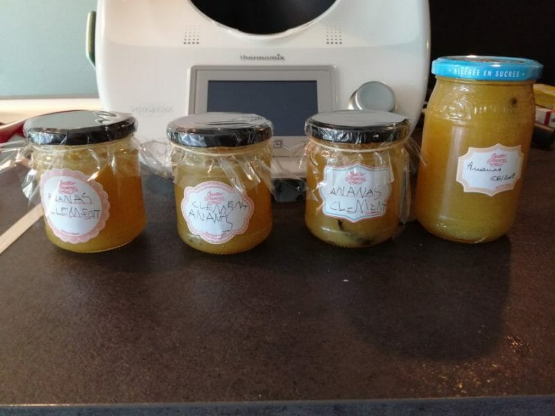 Cliquez pour zoomer ! Confiture d’ananas à la vanille Thermomix par Sabine 31
