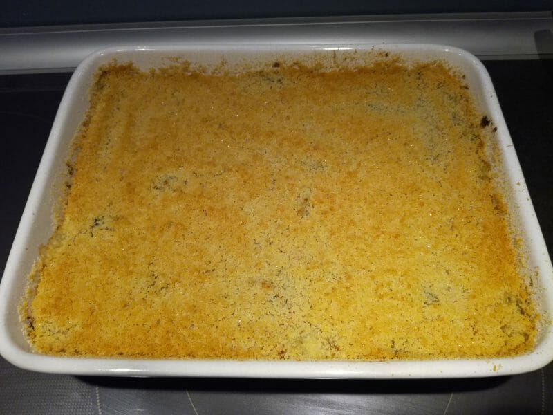 Cliquez pour zoomer ! Crumble poulet, courgettes et parmesan Thermomix par Sabine 31