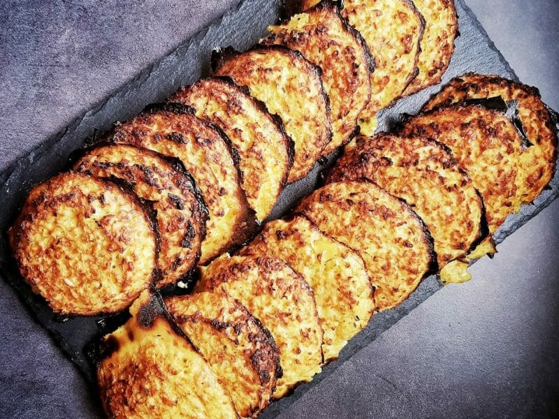 Cliquez pour zoomer ! Galettes de pommes de terre au four Thermomix par Chrystel31