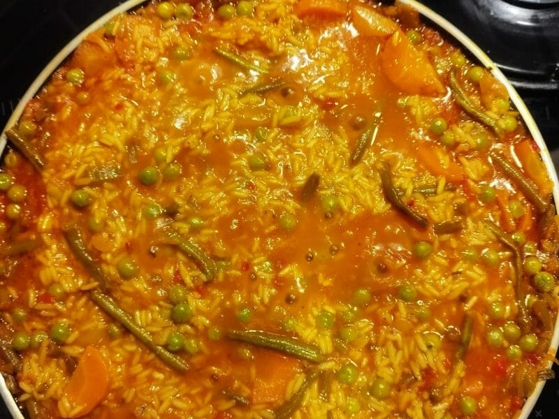 Cliquez pour zoomer ! Paella végétarienne Thermomix par Chrystel31