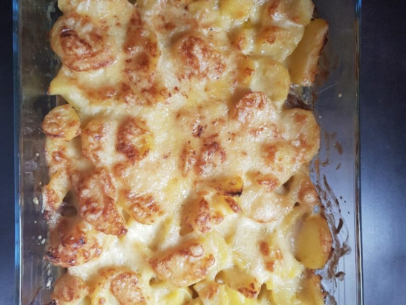 Cliquez pour zoomer ! Gratin dauphinois au confit de canard Thermomix par Chrystel31
