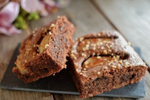 Cliquez pour zoomer ! Brownies aux poires Thermomix par julia47
