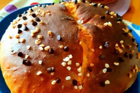 Cliquez pour zoomer ! Mouna (brioche de pâques) au Thermomix