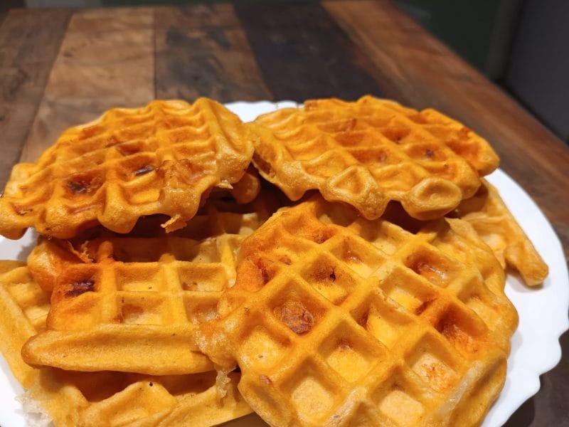 Cliquez pour zoomer ! Gaufres au chorizo Thermomix par Hartemize