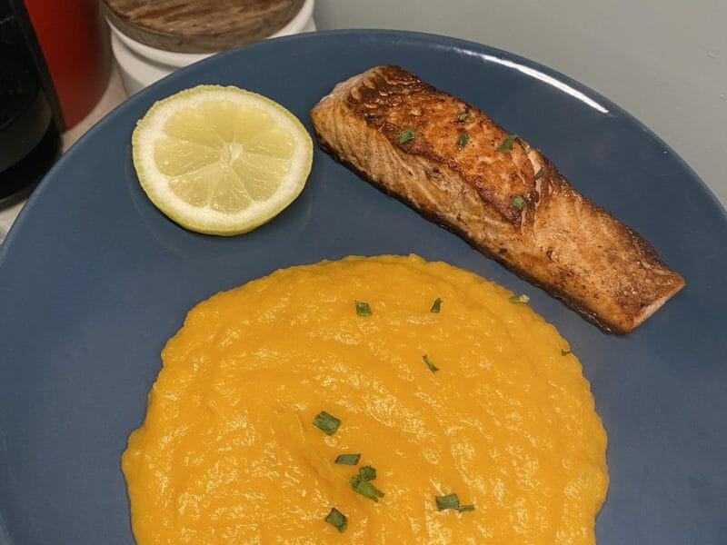 Cliquez pour zoomer ! Purée de pommes de terre et patates douces Thermomix par delphine34000