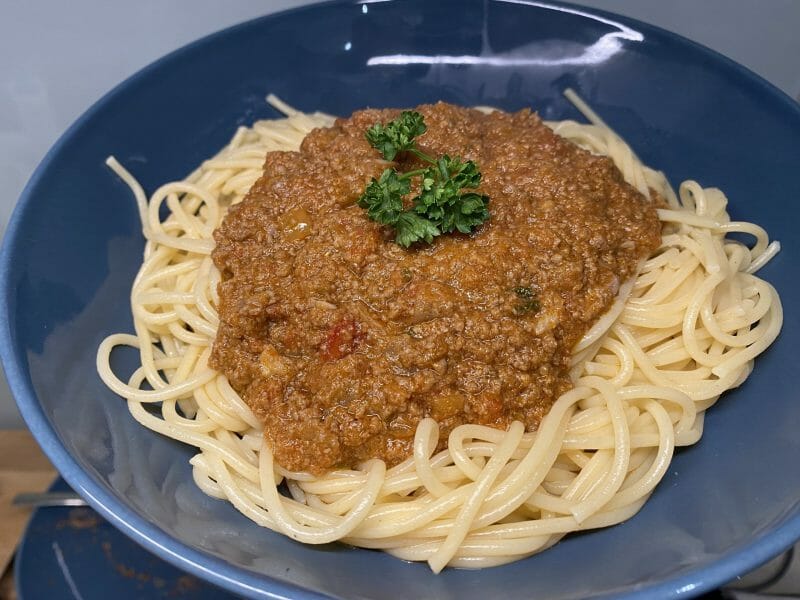 Cliquez pour zoomer ! Spaghettis bolognaise Thermomix par delphine34000