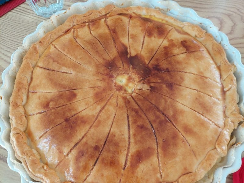 Cliquez pour zoomer ! Tourte aux poireaux et au saumon fumé Thermomix par sarah_998