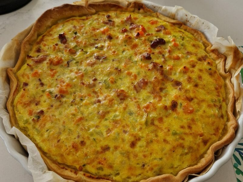 Cliquez pour zoomer ! Tarte courgettes et carottes Thermomix par morgane43