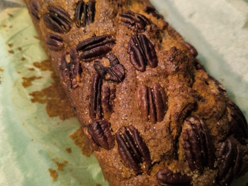 Cliquez pour zoomer ! Banana bread aux noix de pécan Thermomix par danypou