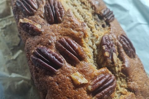 Cliquez pour zoomer ! Banana bread aux noix de pécan Thermomix par danypou