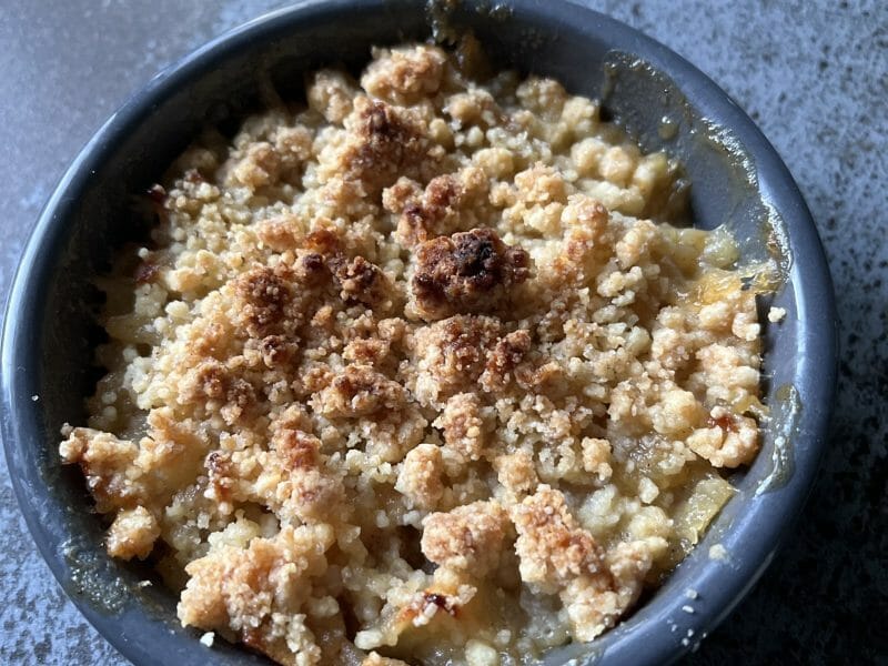 Cliquez pour zoomer ! Crumble aux Pommes Thermomix par Janine59