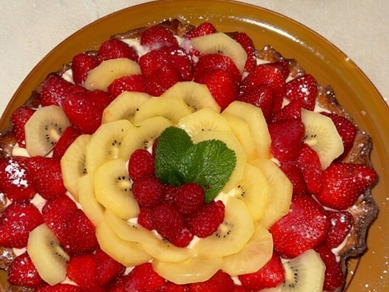 Cliquez pour zoomer ! Tarte aux fraises Thermomix par melyaad